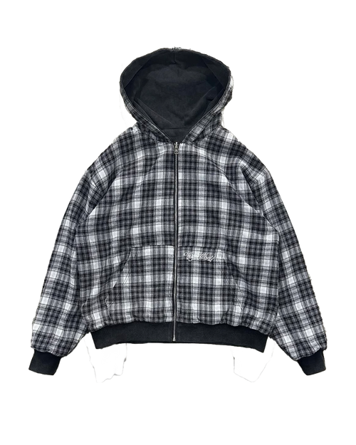 GREY/BLACK 2-SIDED ZIPPER UNISEX